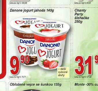 Lidl Danone jogurt jahoda nabídka
