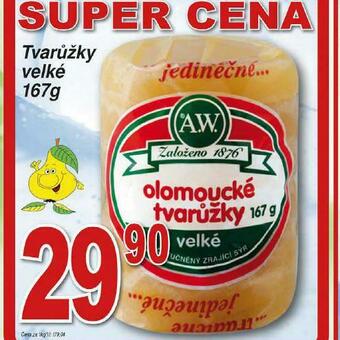 Lidl Tvarůžky velké nabídka