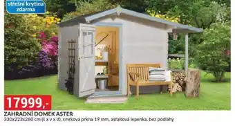 Baumax ZAHRADNÍ DOMEK ASTER nabídka
