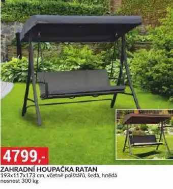 Baumax ZAHRADNÍ HOUPAČKA RATAN nabídka