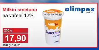 PLUS JIP Milkin smetana na vaření 12% nabídka
