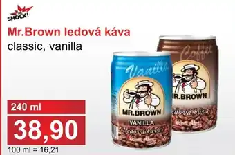 Mr.Brown ledová káva classic, vanilla