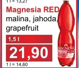 PLUS JIP Magnesia RED malina, jahoda, grapefruit 1.5L nabídka