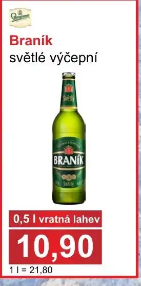 PLUS JIP Braník světlé výčepní 0.5L nabídka