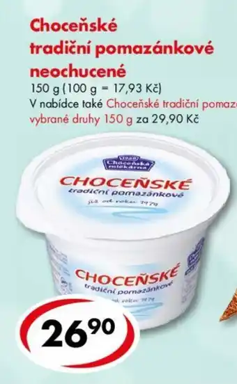 Choceňské tradiční pomazánkové neochucené 150 g
