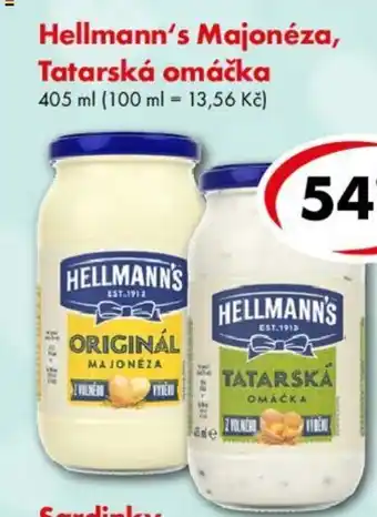 CBA Hellmann's Majonéza, Tatarská omáčka 405 ml nabídka