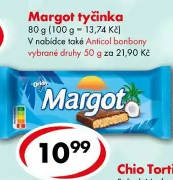 CBA Margot tyčinka 80 g nabídka