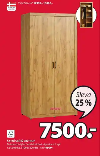 JYSK ŠATNÍ SKŘÍŇ LINTRUP nabídka