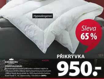 JYSK PŘIKRÝVKA BRURI nabídka
