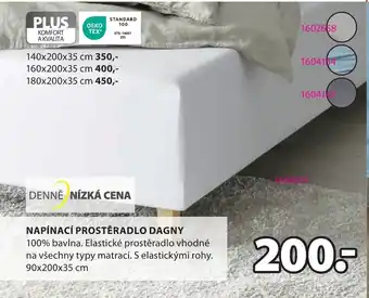 JYSK NAPÍNACÍ PROSTĚRADLO DAGNY nabídka