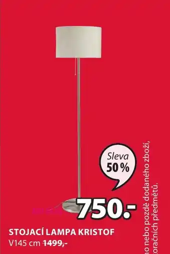 JYSK STOJACÍ LAMPA KRISTOF nabídka
