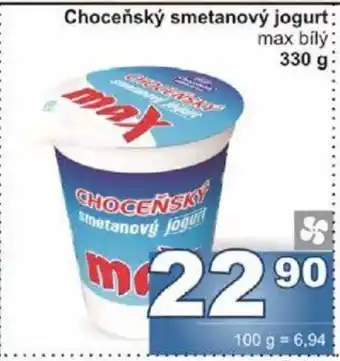 Jip Choceňský smetanový jogurt max bily 330 g nabídka