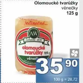 Jip Olomoucké tvarůžky věnečky 125 g nabídka