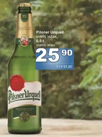 Jip Pilsner Urquell světlý ležák 0.5 l. nabídka