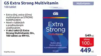 Benu GS Extra Strong Multivitamin nabídka