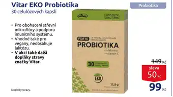 Benu Vitar EKO Probiotika nabídka
