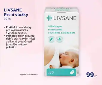 Benu LIVSANE Prsní vložky nabídka