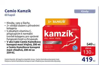 Benu Cemio Kamzík nabídka