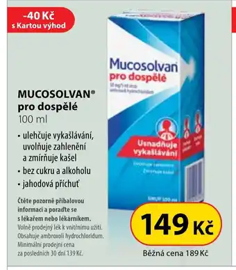 MUCOSOLVAN pro dospělé 100 ml
