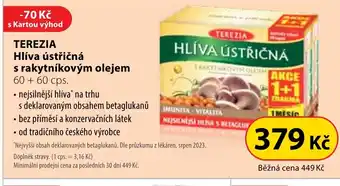 TEREZIA Hlíva ústřičná s rakytníkovým olejem