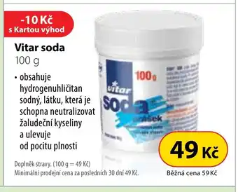 Dr. Max Vitar soda 100 g nabídka
