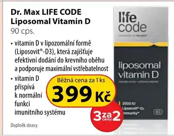 Dr. Max Dr. Max LIFE CODE Liposomal Vitamin D nabídka