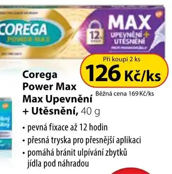 Dr. Max Corega Power Max Max Upevnění + Utěsnění, 40 g nabídka
