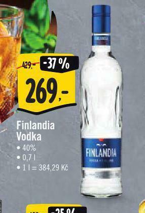 Jip Finlandia vodka nabídka