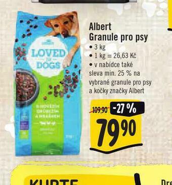 Jip Albert granule pro psy nabídka