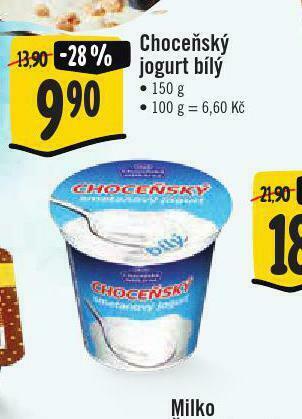Jip Choceňský jogurt bílý nabídka