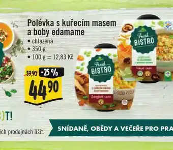 Jip Polévka s kuřecím masem a body edamame nabídka