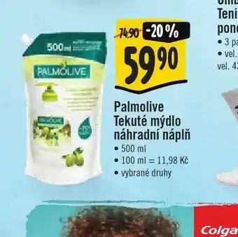 Jip Palmolive tekuté mýdlo náplň nabídka