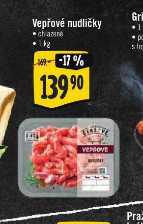 Jip Vepřové nudličky nabídka