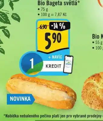 Jip Bio bageta světlá nabídka