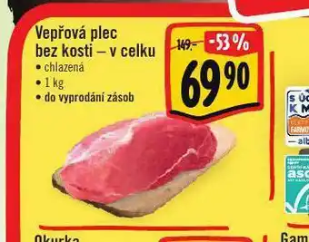 Albert Vepřová plec bez ksoti nabídka
