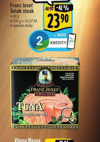 Albert Franz josef tuňák steak nabídka