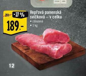 Albert Vepřová panenská svíčková nabídka