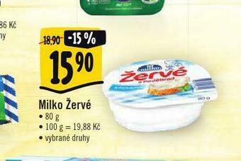 Albert Milko žervé nabídka