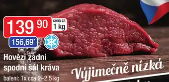 Qanto Hovězí zadní spodní šál kráva nabídka