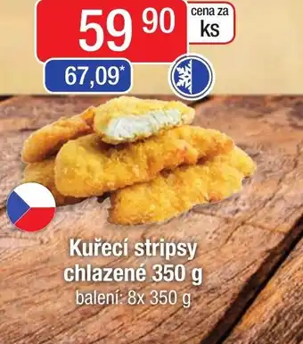 Qanto Kuřecí stripsy chlazené 350 g nabídka