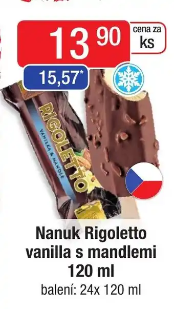 Qanto Nanuk Rigoletto vanilla s mandlemi 120 ml nabídka