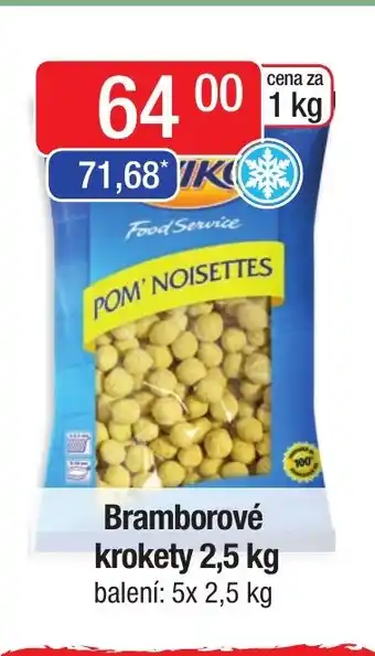 Qanto Bramborové krokety 2,5 kg nabídka