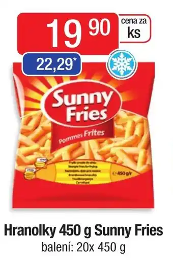 Qanto Hranolky 450 g Sunny Fries nabídka