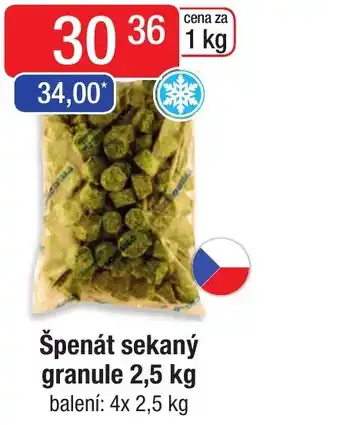 Qanto Špenát sekaný granule 2,5 kg nabídka