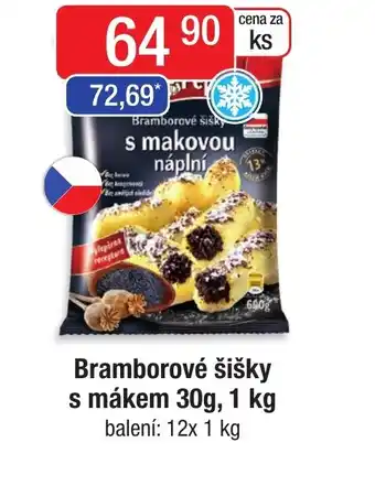 Qanto Bramborové šišky s mákem 30g, 1 kg nabídka
