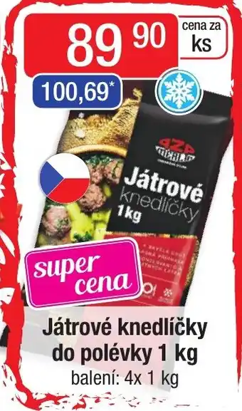 Qanto Játrové knedlíčky do polévky 1 kg nabídka