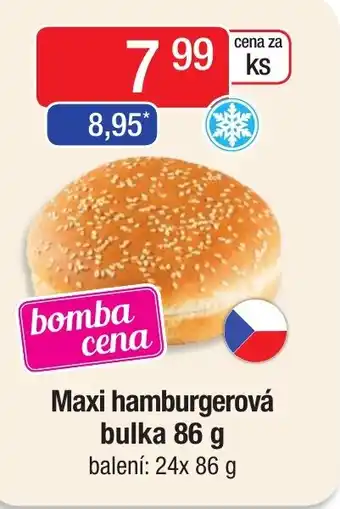 Qanto Maxi hamburgerová bulka 86 g nabídka