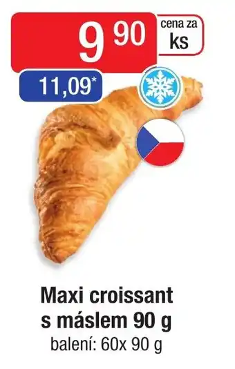 Qanto Maxi croissant s máslem 90 g nabídka
