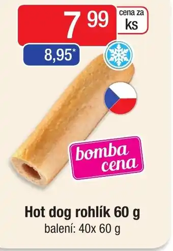 Qanto Hot dog rohlík 60 g nabídka