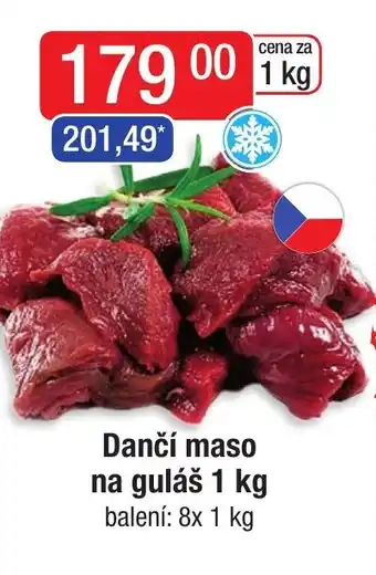 Qanto Dančí maso na guláš 1 kg nabídka